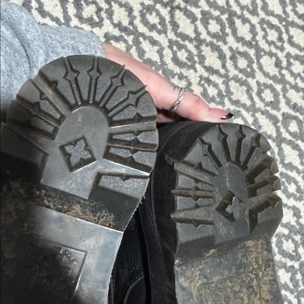 Doc Martens- Tall (knee high) Platform Lace Up Boots - Picture 8 of 10